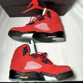 thumbnail image 3 of Ni - ke Size 8 - Ni - ke Air Jordan 5 Retro Raging Bull 2021 Men's Shoes - Ships Now, 3 of 5