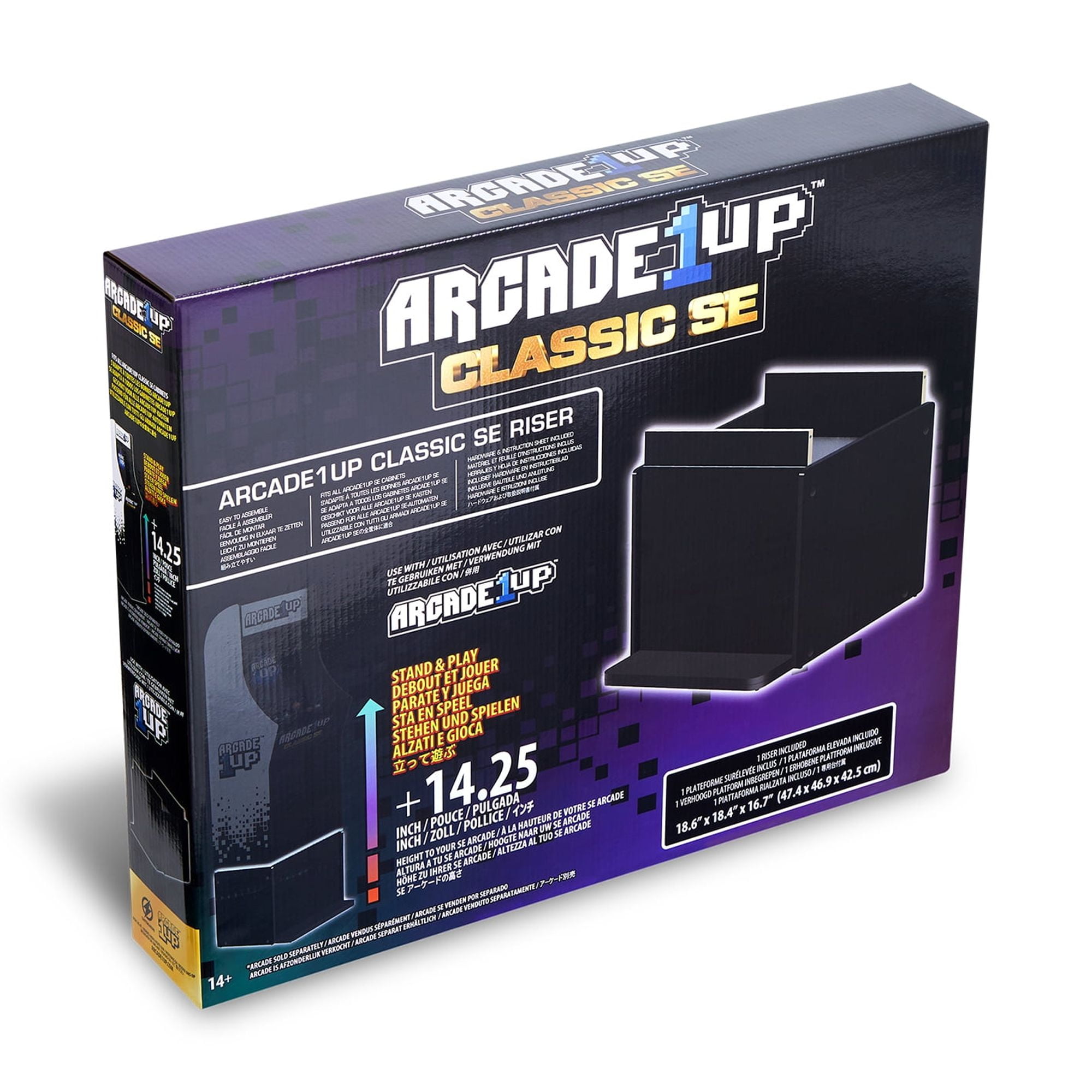 アーケード1UP 専用台 arcade1up riser Arcade1UP Cabinet Riser - Additional 5 Inches With Locking