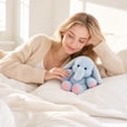 thumbnail image 6 of Plush Toy Soft Woolly Mammoth Stuffed Animal 1 Piece Cuddly Sitting Plush Mammoth Toy for Kids Bedroom Nursery Sofa Decoration Ideal Christmas Birthday Gift for Toddlers and Children, 6 of 8