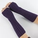 thumbnail image 4 of Puños de piel sintética para muñecas: calentadores de brazos sin dedos para mujer, guantes elásticos de invierno, guantes acrílicos, guantes largos, 4 of 5