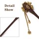 thumbnail image 4 of Palillos para el Cabello KAIYANG Vintage Madera con Borlas, 4 of 4