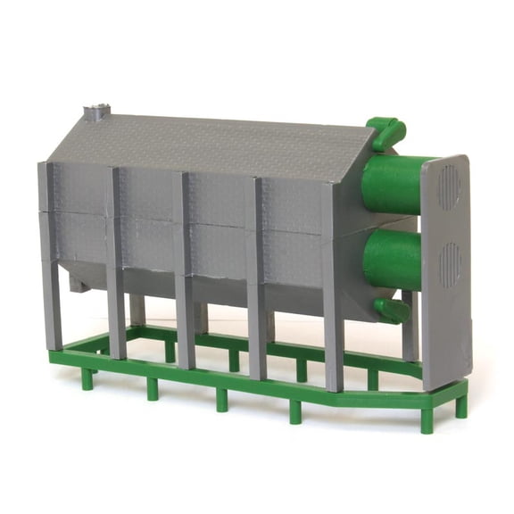Standi Toys 1/64 1 High Stackable Gray and Green Grain Dryer ST41