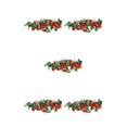 thumbnail image 1 of Advancent Planta de flores artificiales Rosas falsas Plantas de boda Simulación decorativa Colgante Rosa Balcón Balcón Guirnalda Rojo Type2 NO2, 1 of 6