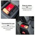 thumbnail image 3 of Car Armrest Organizer Storage Box in Black Made of ABS Fits Neatly Under Console 7.8 Inches, 3 of 8