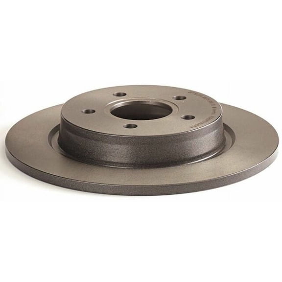 Rear Brake Rotor - Compatible with 2008 - 2013 Volvo C30 2009 2010 2011 2012