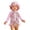 F81-Red, variant on FYDUU Girls One Piece Swimsuit Baby Girl Long Sleeve Rash Guard Swimsuits Cartoon Print Swimwear Sun Protection Bathing Suit And Swim Cap 6-12 Months