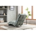 thumbnail image 2 of Modern Upholstered Massage Chaise Lounge, Linen Long Chaise with Heating Fuction, Ergonomic Electric Recliner for Office Living Room, Rug Flower, 2 of 9