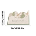 thumbnail image 3 of Wmhnj Alfombra de baño absorbente de agua de secado rpido con base antideslizante, diseño de mariposa, lavable para puerta de ducha, 43 x 61 cm, 3 of 9