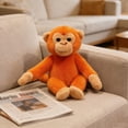 thumbnail image 6 of EDhome Cuddly Orangutan Plush Pillow, Ultra-Soft Short Plush Fluffy Filled Skin-Friendly, Soft Stuffed Monkey Throw Cushion for Home Office Sofa Chair Decor & Cozy Gifting, C, 6 of 6