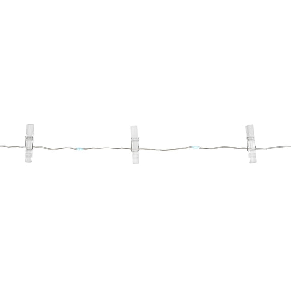 45ct. Cool White LED Clear Clip Lights by Ashland