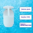 thumbnail image 1 of Paquete de 2 Boquillas Aireadoras para Piscina 86201500 3/4 Pulgadas, Accesorios de Repuesto para Piscina y Spa, Fuente para Piscina Enterrada, 1 of 5