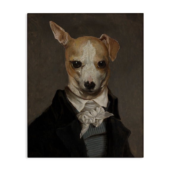 Stupell Industries Transitional Classic Portrait Chihuahua Canvas Art, 16 x 20, by CAD Designs