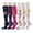 2-Multicolor, variant on Compression Socks for Women Circulation Knee High 6 Pairs for Nurses, Running, Travel, Athletic，Christmas Day Gifts，Style 29
