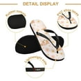 thumbnail image 3 of Cute Hamsters Flower Flip Flop Casual Non-slip Thong Sandals for Women Men Beach Summer Slippers, XS Indoor Outdoor, 3 of 7