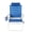 Blue/White Stripe, variant on Mainstays Oversize Reclining Beach Chair, 4-Position, with Adjustable Pillow and Storage