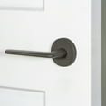 thumbnail image 2 of Viaggio Clomhmbrz_Dd Circolo Hammered Solid Brass Non-Turning Two-Sided Dummy Door Lever, 2 of 7