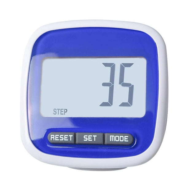 Simple Pedometer LCD Dispaly 3D Walking Step Counter Pedometer Running  Walking Passometer Counter With Clip 