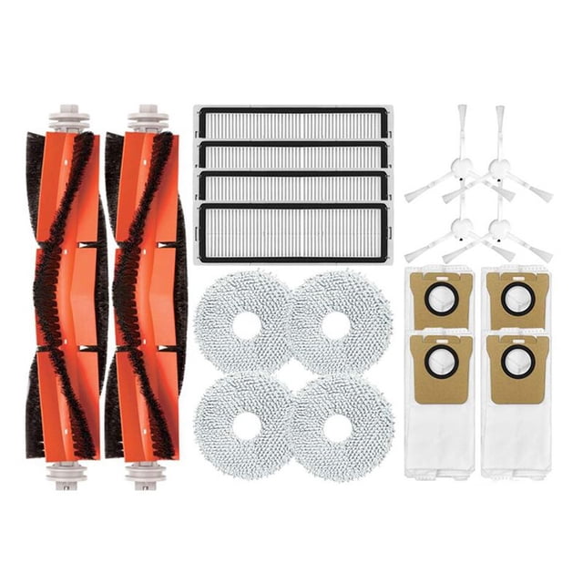 Para aspiradora robot todo en uno L10S Ultra / Omni B101CN Cepillo lateral principal Filtro HEPA Mopa Bolsa para polvo