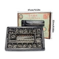 thumbnail image 4 of Metal Wire Puzzle Set of 20 with Pouch - Brain Teaser Puzzles for IQ Testing and Disentanglement - Interlock Games for Parties and Gatherings, 4 of 7