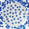 300 PCS Royal Blue Twinkling Metallic Foil Star Confetti