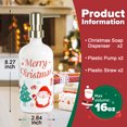 thumbnail image 7 of GM GMISUN 1 Pcs Christmas Glass Soap Dispenser with Pump for Kitchen and Bathroom 16oz, 7 of 7