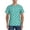 Aquamarine Glitter1, variant on Snake And Floral Print Men's Dry Fit Mesh Athletic Shirts Moisture Wicking Tennis T-Shirt Tops