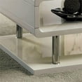 thumbnail image 6 of Furniture of America Lazer Geometric Wood Coffee Table in Glossy White, 6 of 7