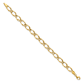 thumbnail image 2 of 14k Yellow Gold Link Chain Bracelet, 2 of 9