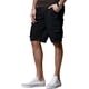 thumbnail image 4 of Cargo Short Match Comfort para hombre, negro y gris, talla L/32, 4 of 6