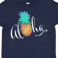 thumbnail image 4 of Inktastic Aloha- in cursive with pineapple rainbow colors Boys or Girls Toddler T-Shirt, 4 of 5