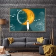 thumbnail image 3 of IDEA4WALL Framed Canvas Wall Art for Living Room, Bedroom Dreamland Theme Canvas Prints for Modern Home Decoration Ready to Hang, 3 of 4