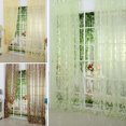 thumbnail image 6 of Leaf Curtains Window Curtains Vine Curtain Willow Tulle Room Sheer Curtains Green Window Curtain Drape Panel Sheer Valances for Living Room Bedroom Balcony Door,1 Panel,79x39.4inch, 6 of 10