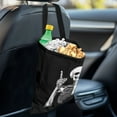thumbnail image 4 of Yuyamidu Skull Car Trash Bag Hanging Car Rubbish Bag Small Garbage Bag for SUV Truck Auto Interior Accessories Portable Car Trash Can Bin for Front or Back Seat, Black, 4 of 7