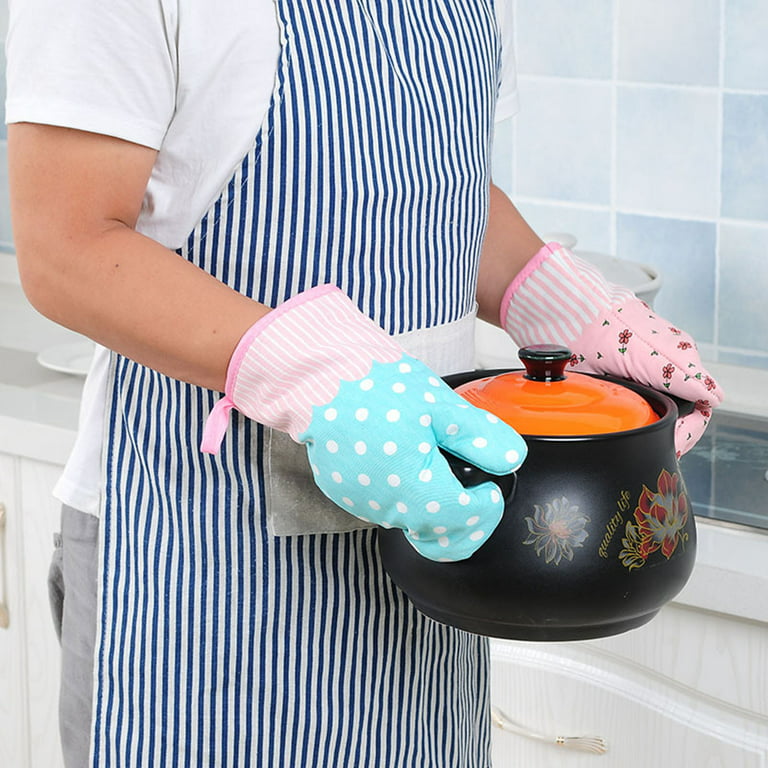 Cheers US 1Pc Oven Mitts Heat Resistant - Mini Oven Mitts, Silicone Gloves  Heat Resistant, Kitchen Gloves for Cooking 