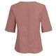 thumbnail image 5 of mfyjkho Tops Deportivos Para Mujer, Blusa Informal De Verano Con Cuello En V Y Mangas 3/4 Para Mujer Tops Para Salir Para Mujer Xxxxxl, 5 of 5