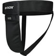 thumbnail image 5 of RDX Groin Guard for Boxing Muay Thai Kickboxing MMA Fighting, Maya Hide Leather Kara Men Jockstrap Martial Arts Training, Abdominal Protector Sparring, Abdo Gear Taekwondo Grappling, 5 of 6