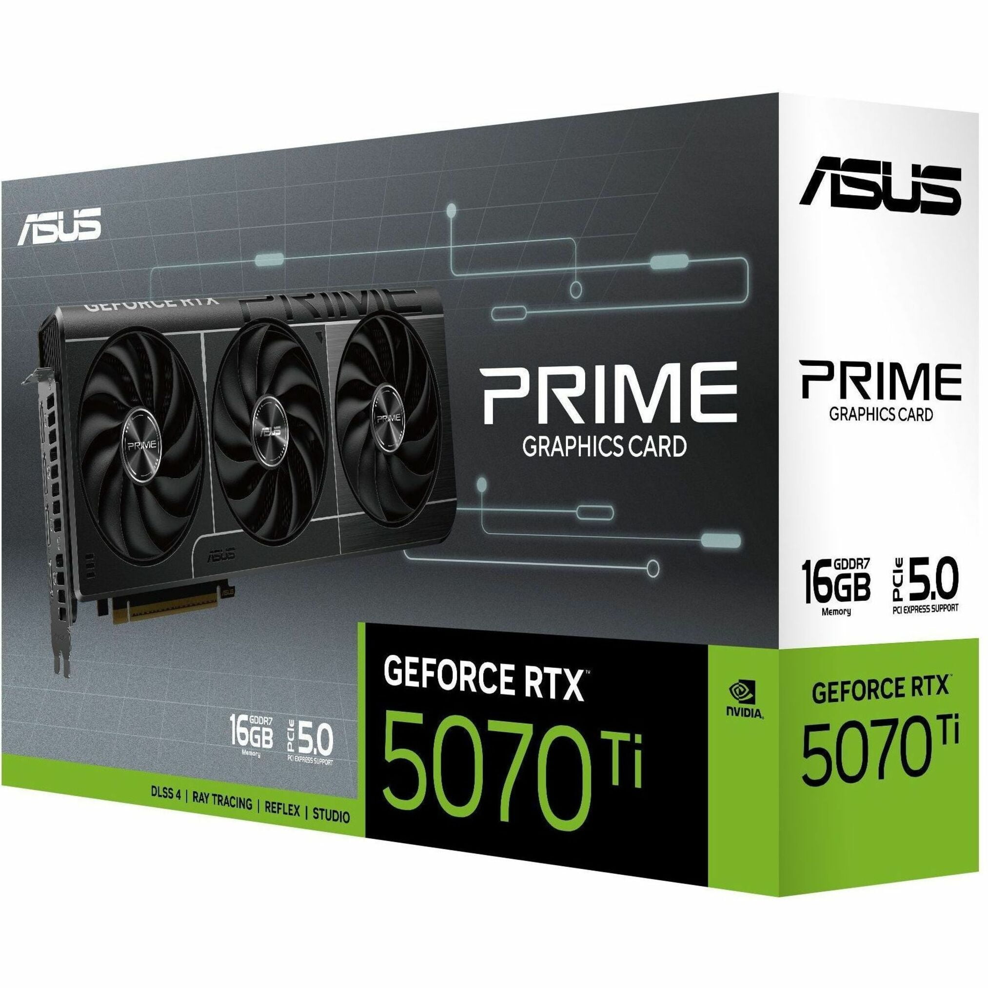 【新品】ASUS NVIDIA GeForce RTX 5070Ti ASUS Prime GeForce RTX™ 5070 Ti OC Edition 16GB GDDR7