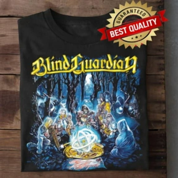 VINTAGE Blind Guardian Short Sleeve Black All Size Shirt