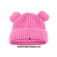 thumbnail image 3 of Vibrex Winter Hats for Kid Warm Knit Hairball Thick Ski Head Cap for Girls Boys Soft Casual Lightweight Cute Hats Winter Solid Color Comfortable Hat Breathable Crochet Hats for Children 1-6 Years, 3 of 3