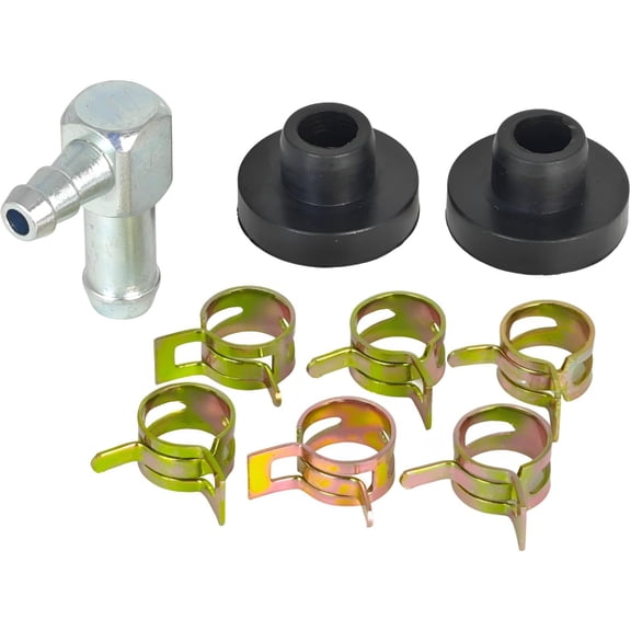 XYZIL 532139277 & 532003645 Fuel Tank Stem Bushing Outlet Clamp Kit Compatible with Husqvarna Zero-Turn Mower Z254i Z242F Z248F Z254 Z146 Z554X 532124952 3645J for Craftsman Poulan Pro Weed Eater AYP