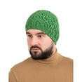 thumbnail image 3 of SAOL 100 % Mens Cable Knit Hat, 3 of 3