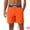 Orange, variant on DARING DIVA Men's Lining Surfing Drawstring Swimming Shorts 30 Black