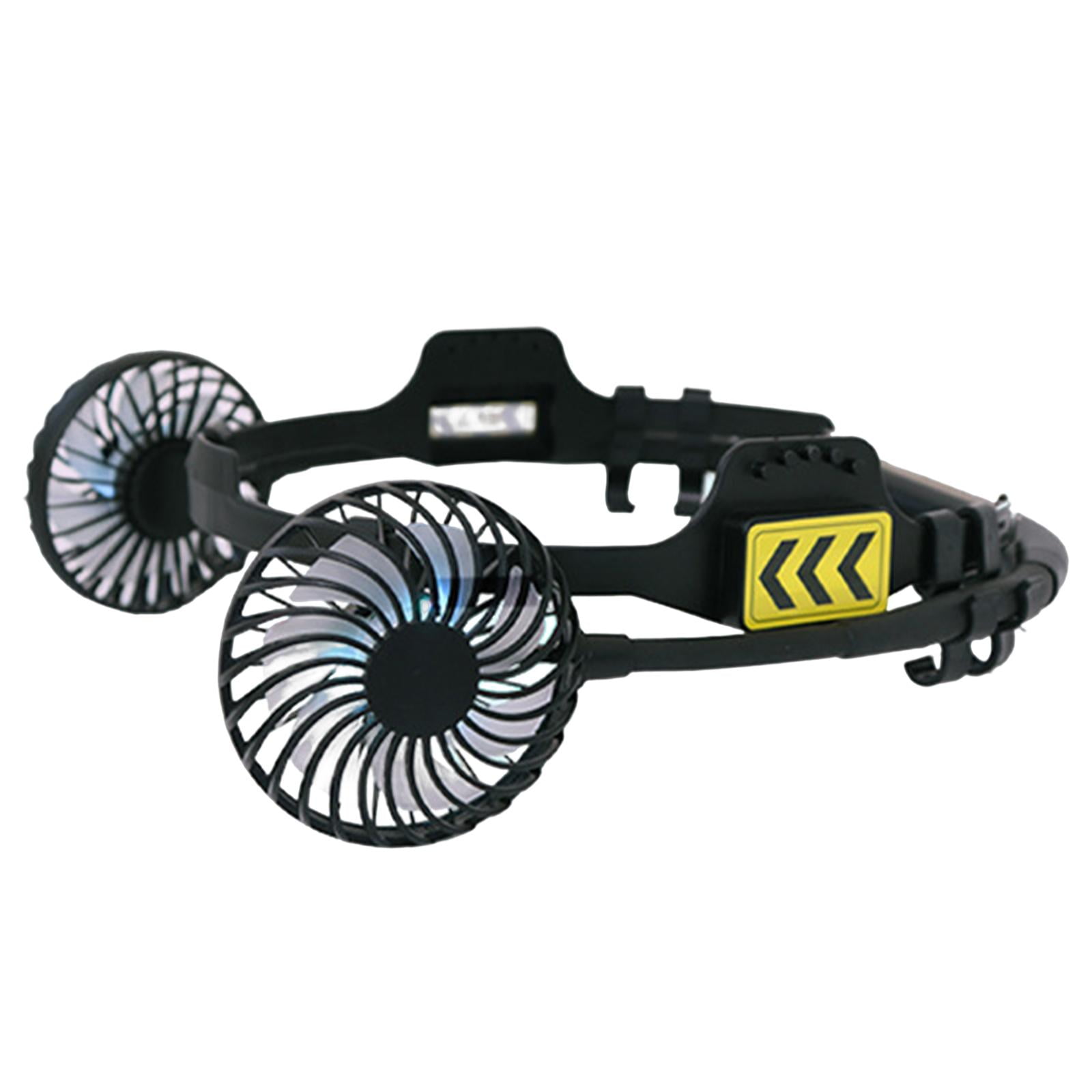 Hard Hat Fan,Hard Hat Fan with Night Light Portable Safety Fan,Portable Fan for Helmets Safety Helmets Fan,Universal Adapter Cooling Hard Hat Fan Summer,Multipurpose Cooling Helmets External