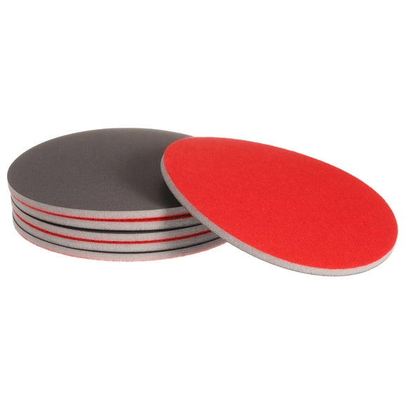 Uxcell 6pcs 2000 Grit Sanding Sponge 6 Inch Hook and Loop Sponge Sanding Disc Wet/Dry