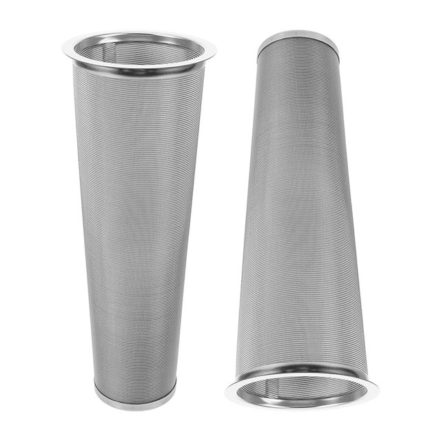 FESTFENDS 2Pcs Stainless Steel Mason Jar Cold Brew Filter Reusable Coffee Infuser for Home Iced Coffee and Tea