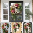 thumbnail image 3 of Transemion Simulation Wreath Hanging Garland Outside Flower Garlands Front Garden, 3 of 6