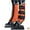 Orange With Black, variant on Hilason Western Horse Fly Boots W/ Fleece Uv Protection Insects Purple