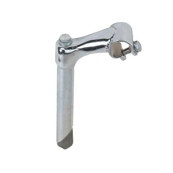 Alta Bicycle Classic 6" Stem, Multiple Sizes & Colors. (Steel Bicycle Chrome, 21.1mm)