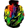 thumbnail image 1 of Hommes Femmes Sweat à Capuche 3D Mode Manches Longues avec Poche, 1 of 4