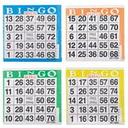 Bingo Paper Game Cards - 1 card - 4 sheets - 100 books per pack